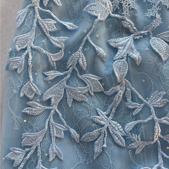 Bodycon Blue Homecoming lace Backless Party Dress 10 - Picture 7 of 10